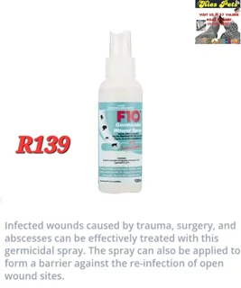 F10 pet wound dressing