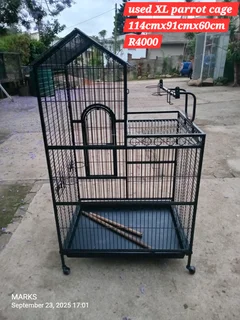 Used XL parrot cage