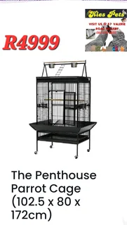 Penthouse large  parrot cage