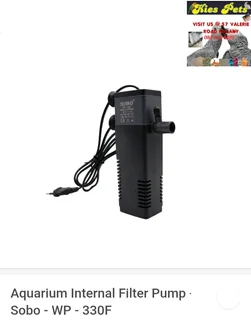 1200L/H internal aquarium filter