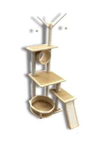 Cat scratching tower