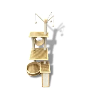 Cat scratching tower