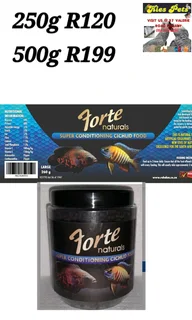 Forte naturals fish food now available