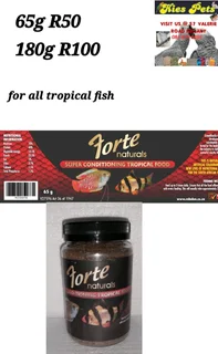 Forte naturals fish food now available