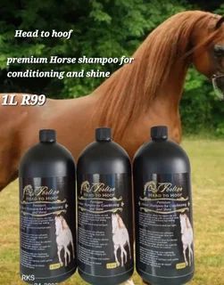 Head to hoof horse shampoo and conditioner
