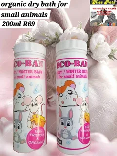 Small animals powder shampoos
