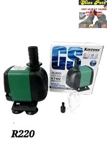 Aquarium submersible pump for small ponds
