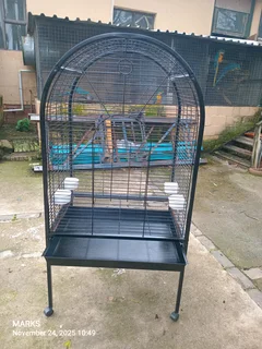 Used parrot cage
