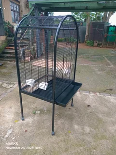 Used parrot cage