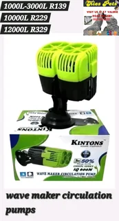 Aquarium wave maker circulation pumps