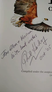 Robert BIRDS 7TH ED, SIGNED BY HOCKEY, EXCELLENT CONDITION