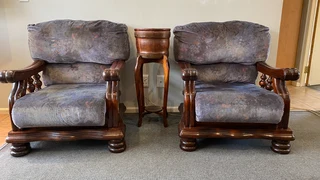 Solid Imbuia Wood Lounge Set – R3000