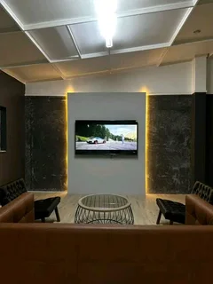 Painting and PVC ceiling, water proofing, wood floor, scating, Tyler's