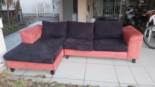 L-shaped couch