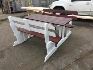 Picnic benches