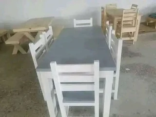 Tables and chairs