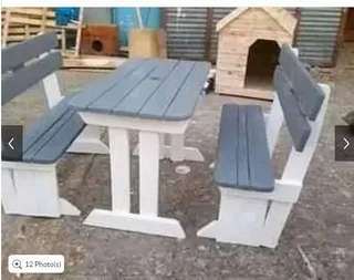 Picnic benches