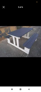 Picnic benches