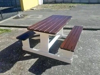 Picnic benches