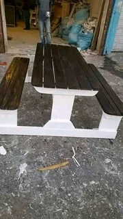 Picnic benches