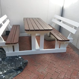 Picnic benches