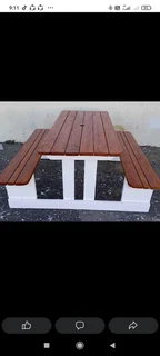 Picnic benches
