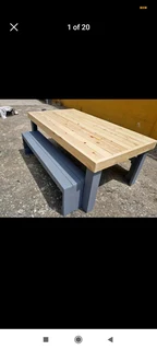 Indoor and outdoor benches