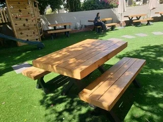 Indoor and outdoor benches