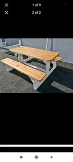 Picnic benches