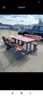Picnic benches