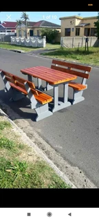 Picnic benches