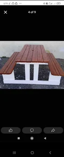 Picnic benches