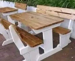 Picnic benches