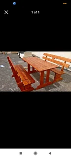 Picnic benches