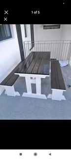 Picnic benches