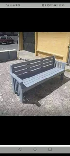 L shape benches