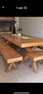 Indoor and outdoor benches