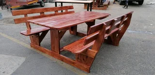 Picnic benches