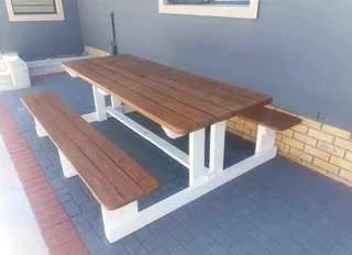 Picnic benches