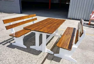 Picnic benches