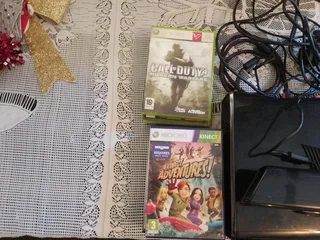 XBOX 360 with Kinect Camera and Accessories