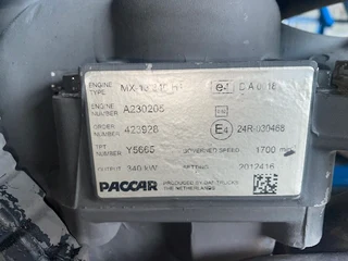 DAF MX-13 (340KW) ENGINE - IMPORT SPEC