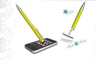 ️ Heri Premium Stamp &amp; Touch Pen 3-in-1 (3309)– Write, Stamp &amp; Touch in Style Description: