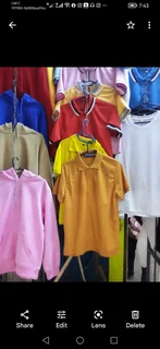  WHOLESALE – 165gsm Plain Golf T-Shirts (Premium Chinese Material