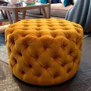 Round and rectangular ottomans