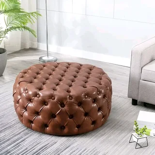 Round and rectangular ottomans