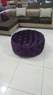 Round and rectangular ottomans