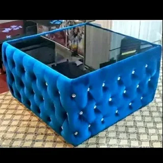 Round and rectangular ottomans