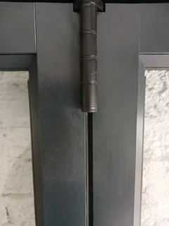 Aluminum folding stuck up doors