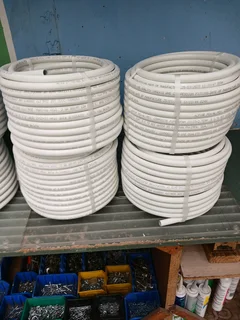 Plumbing white pex pipes